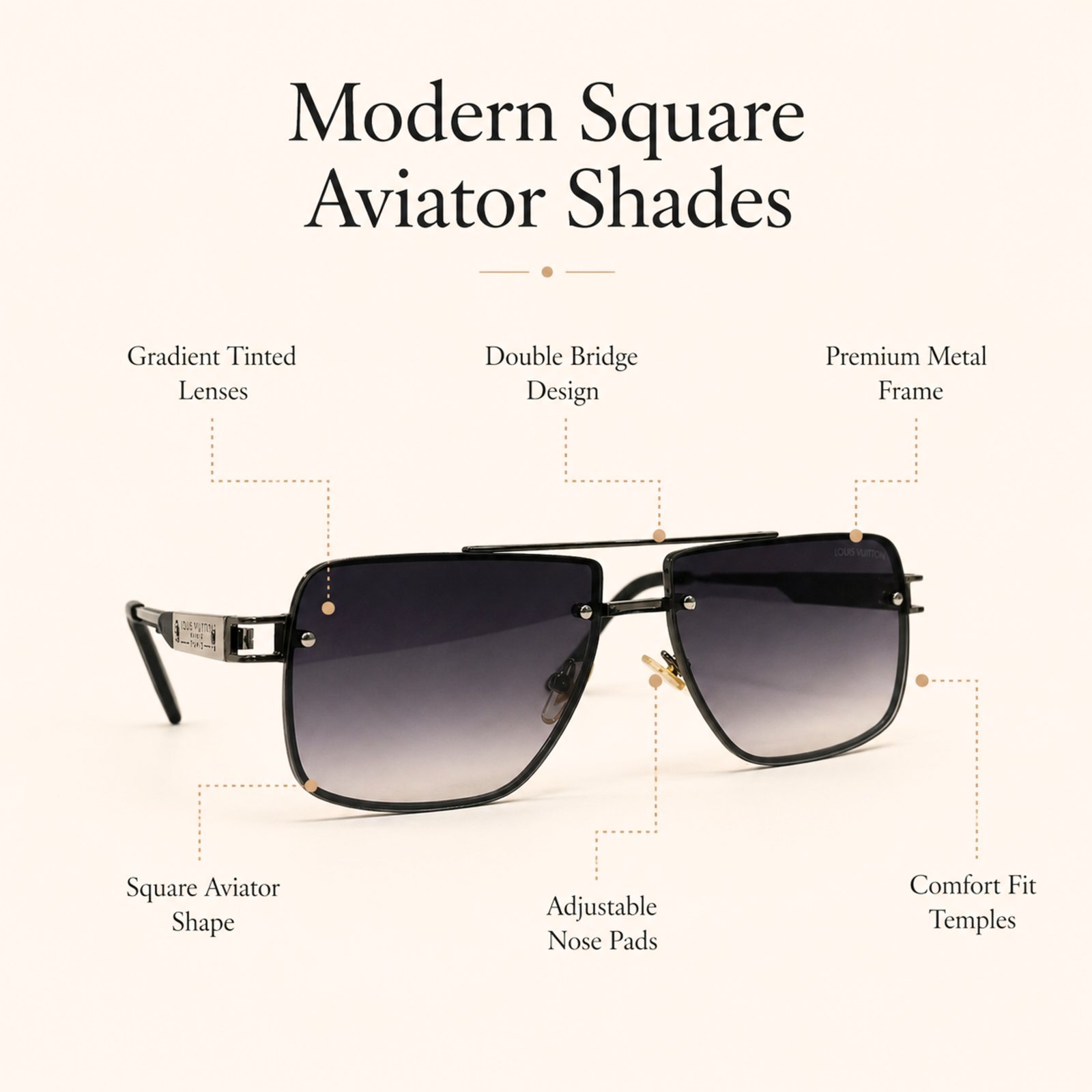 Modern square shades - Image 3