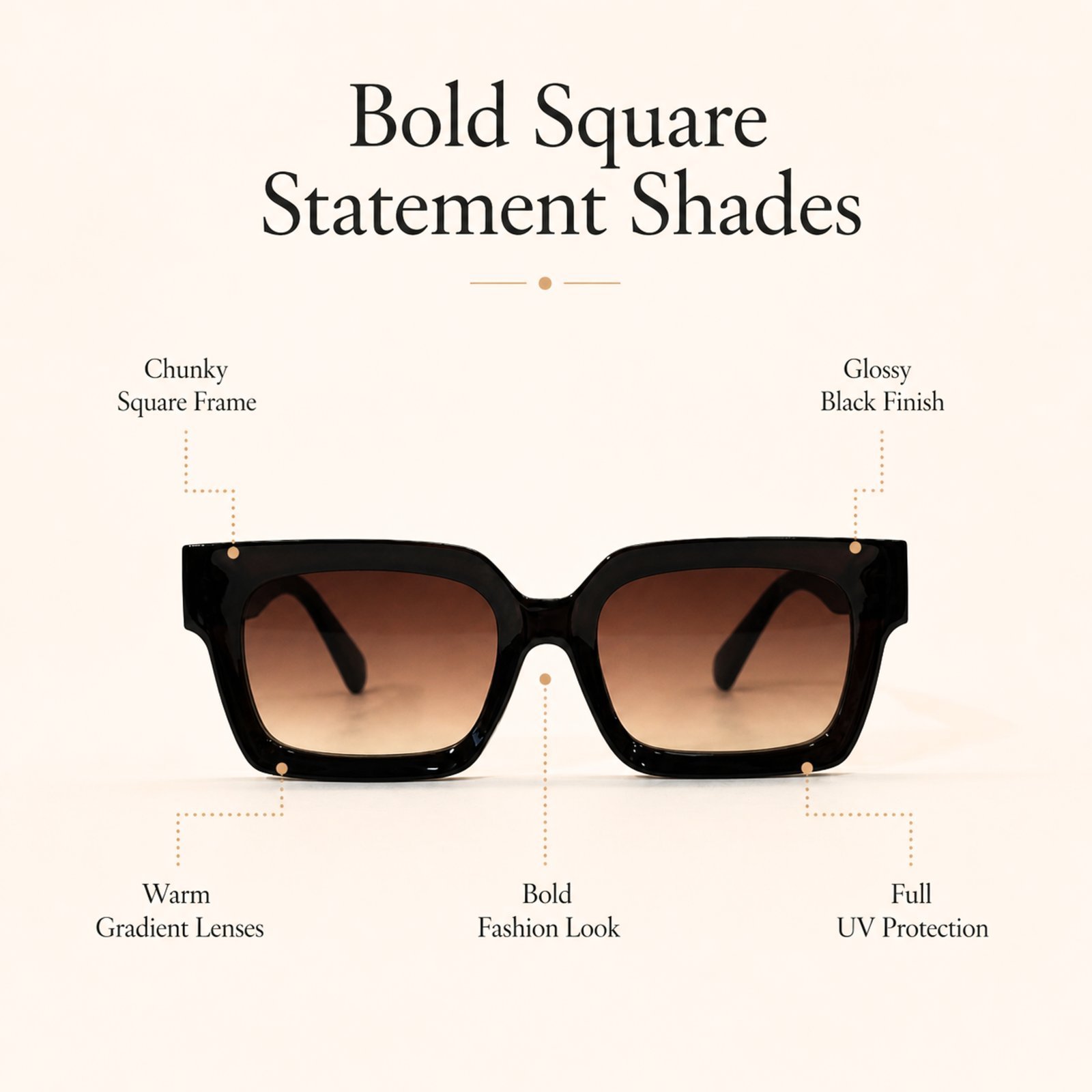 Bold square shades - Image 3