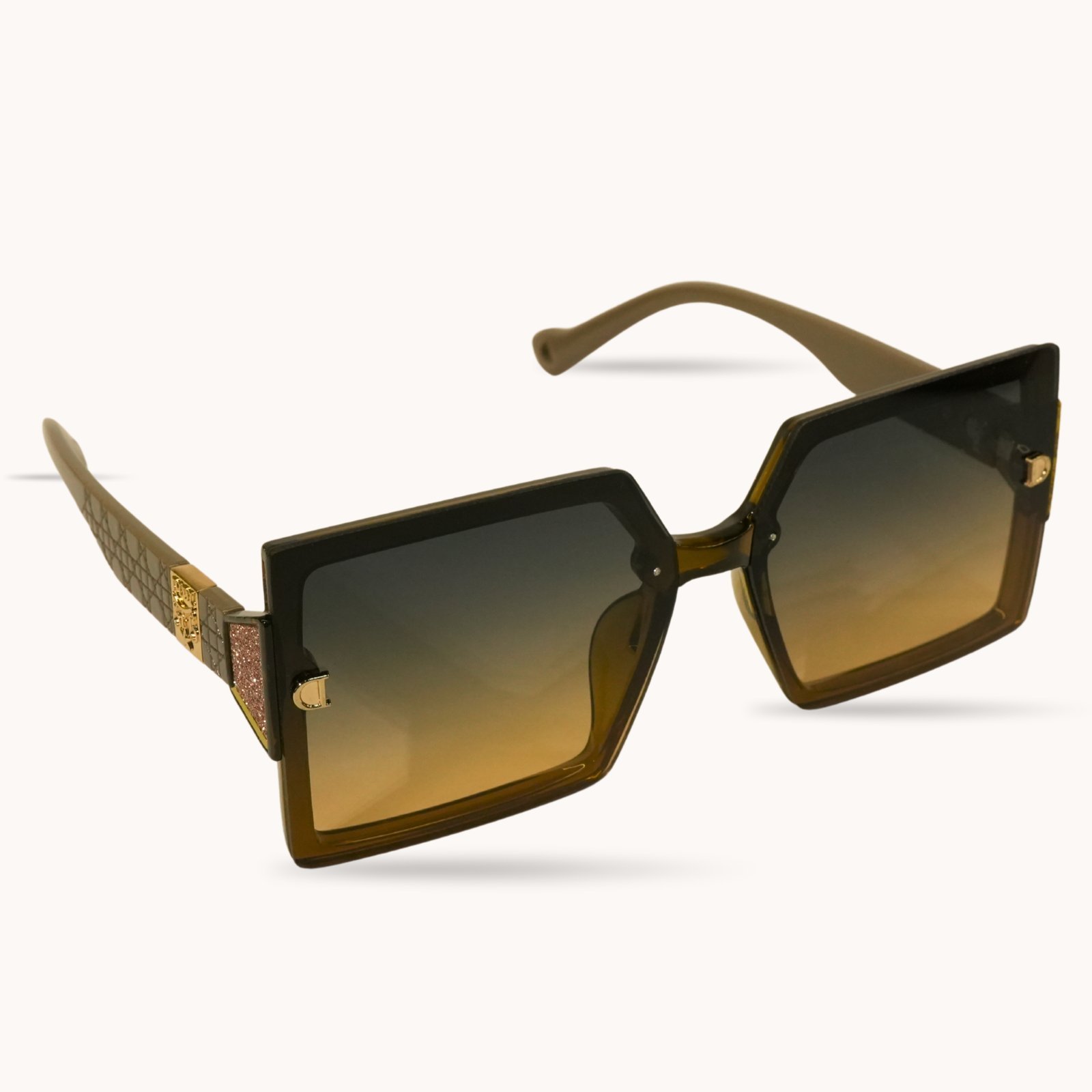 Bold oversized sunglasses