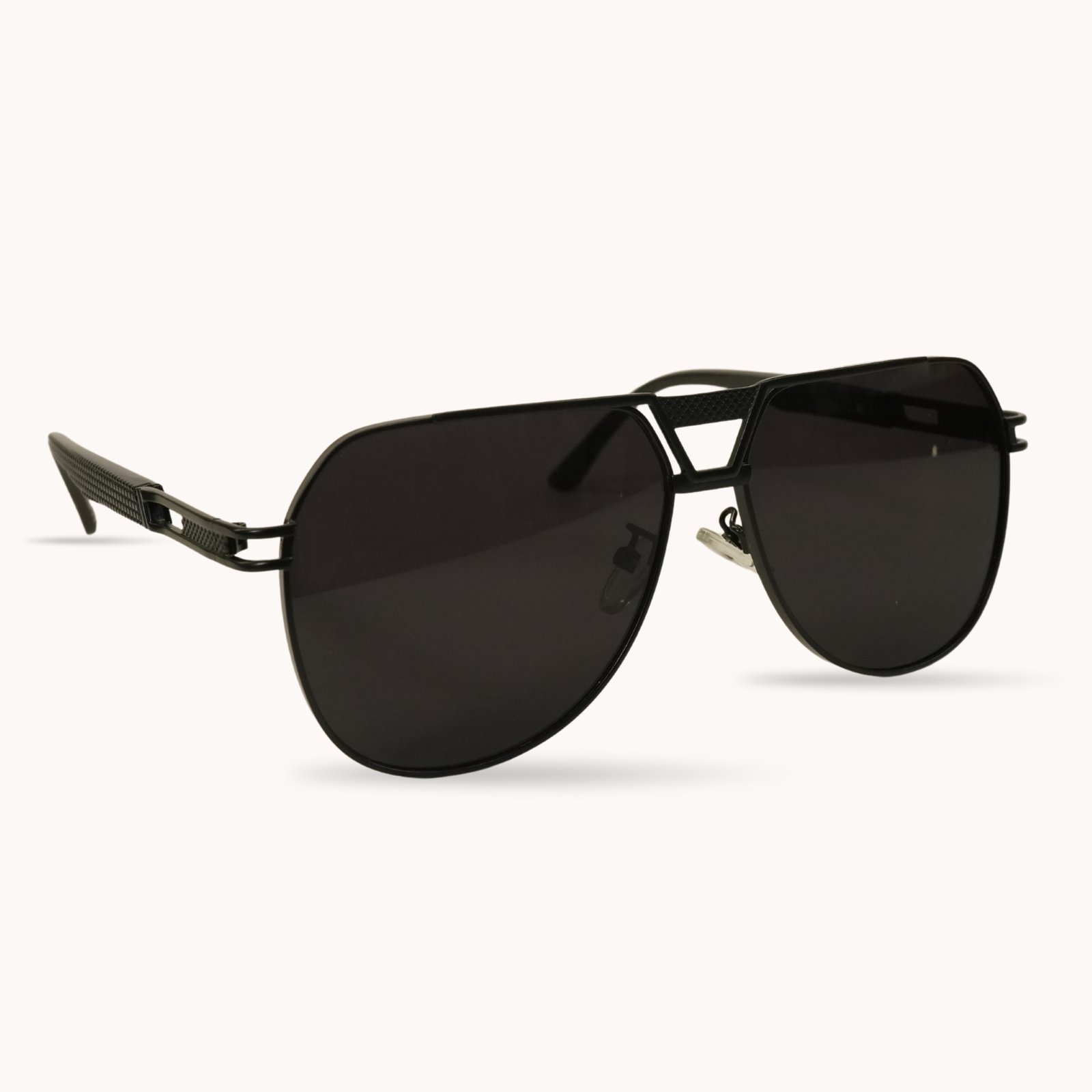 Modern shield aviator sunglasses - Image 2