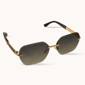 Rimless glamour sunglasses