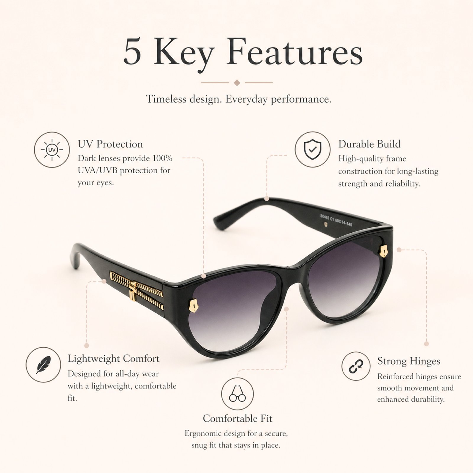 5 keu Features sunglasses - Image 3