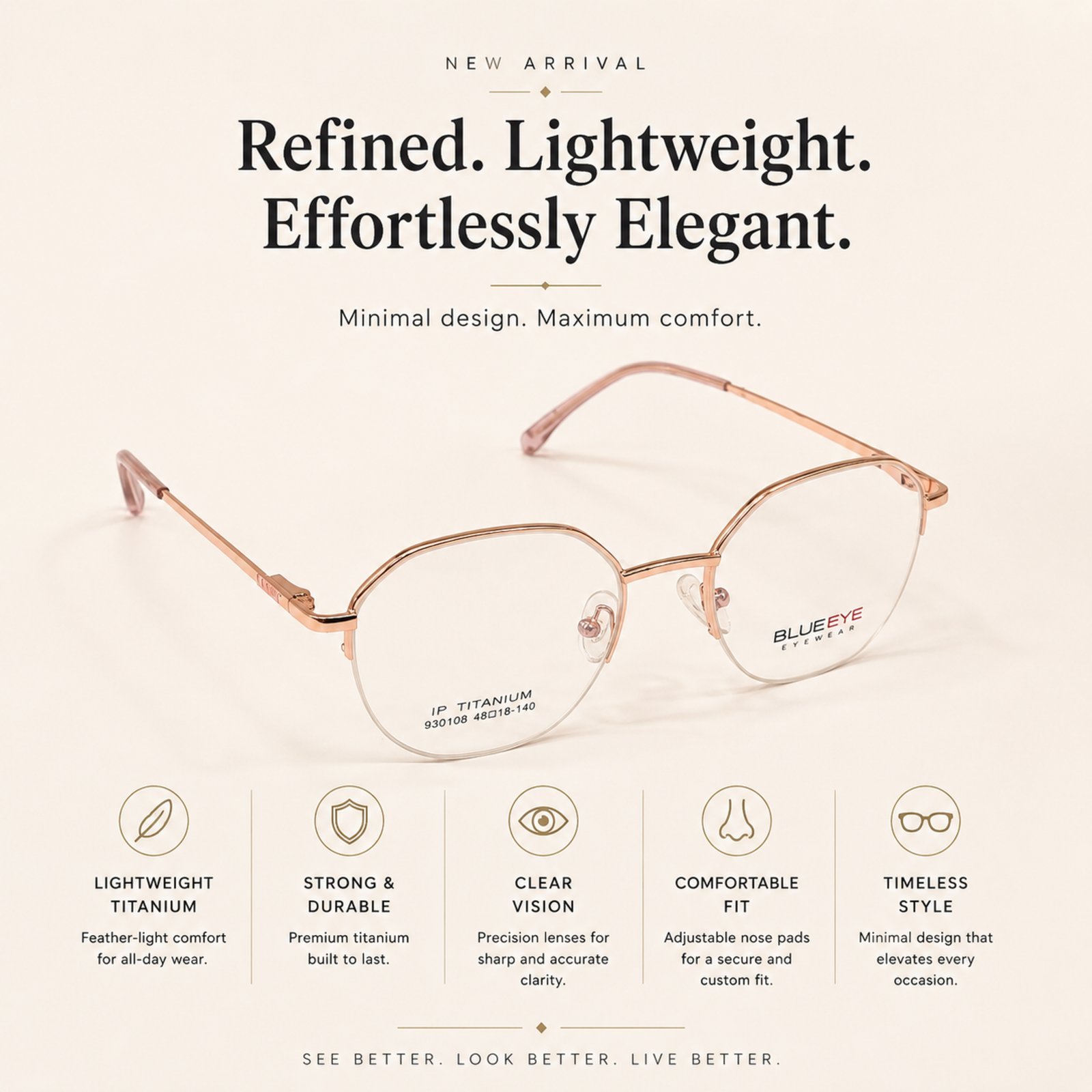 Half Rimless frame - Image 3