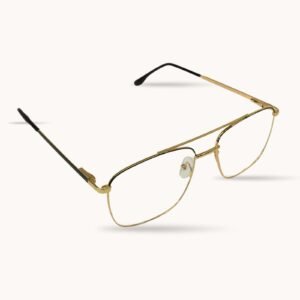 Golden metal frame